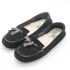 アグ モカシン シューズ ボア ブランド 靴 黒 レディース 24サイズ ブラック UGG 【中古】のサムネイル