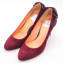 ランバンオンブルー パンプス ハイヒール ブランド シューズ 靴 日本製 レディース 23.5サイズ ワインレッド LANVIN en Bleu 【中古】のサムネイル