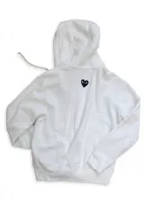 フリップ COMME des GARCONS ブラック ハート ワッペン ジップアップ (白)のサムネイル