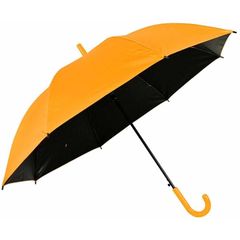 [신품] 베이직 스탠다드 우산 아이 아동 우산 58cm 맑은 겸용 우산 원터치 점프 우산 UV 컷 100 UPF50+ 안쪽 특수 코팅 1급 차광 차열 튼튼한 굵은 중봉 경량 내풍 유리 섬유 친골 지정 무지 노랑 0