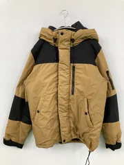 ALPHA INDUSTRIES アルファインダストリーズ ダウンジャケット/コート M ベージュ ナイロン 無地 ブランドロゴ ショート丈 フードあり ジップアップ ボタン留め メンズのサムネイル