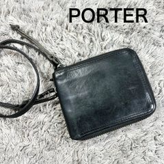良品☆ PORTER ポーター カウンター ホースハイド使用 長財布 ブラック