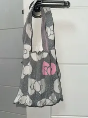 JOSEPH AND STACEY(ジョセフアンドステイシー) ラッキー プリーツ ニート スモール ヒョウ柄 レオパード ハローキティ(ハローキティ) プラチナのサムネイル