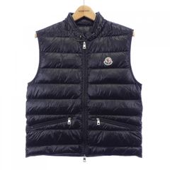 MONCLER ダウンベスト ブラック GUI - メルカリ