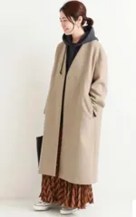 IENA イエナ MANTECO マンテコノーカラーコート 38のサムネイル
