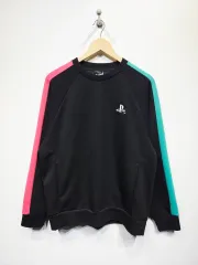 GU X プレイステーション PS ブラック COLOR スウェットシャツ_Sのサムネイル