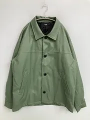 AZUL by MOUSSY アズールバイマウジー レザージャケット L グリーン メンズのサムネイル