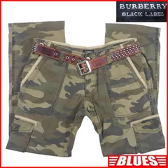 BURBERRY BLACK LABE 廃盤 バーバリーブラックレーベル カーゴパンツ W34位 迷彩 カモ柄 リップストップ y2k メンズ 82 バーバリー_ウエスト83cmから87cm一覧←SEULB屋着古← HS605のサムネイル