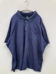 GEORGE ジョージ ポロシャツ 3XL/3XG (54-56) ネイビー その他総柄 半袖のサムネイル