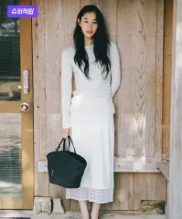 マンゴマンニプリーズ ロージー レース スカート アイボリー ROSY RACE SKIRTのサムネイル