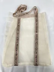 MAJESTIC LEGON マジェスティックレゴン トートバッグ アイボリーのサムネイル