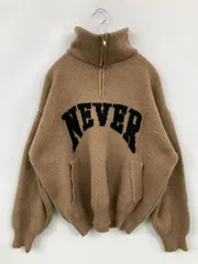 SHEENA シーナ ニット/セーター ベージュ ニット 前面プリント ブランドロゴ 刺繍 ミドル丈 長袖 タートルネック/ハイネック レディースのサムネイル