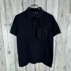 RAF SIMONS × FRED PERRY ラフシモンズ フレッドペリー コラボ ブラック ポルトガル製 半袖 ポロシャツ メンズ 38 サイズのサムネイル