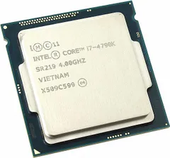 Intel Core i7-4790K SR219 4C 8T 4GHz to 4.4GHz Socket 1150 Haswell 22NM 8MB 88W May 2014のサムネイル