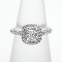 ☆Tiffany&Co.☆ ソレスト クッション ダイヤリング 0.90ct - メルカリ
