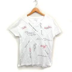 ギャバジンケーティー Gabardine K.T ロゴ刺繍 Tシャツ カットソー 半袖 ボートネック コットン 綿 11 ホワイト 白 /FT8のサムネイル