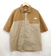 ★7855☆THE NORTH FACE ノースフェイス S/S Nuptse Shirt ショートスリーブ ヌプシ シャツ NR22331　美品　XL