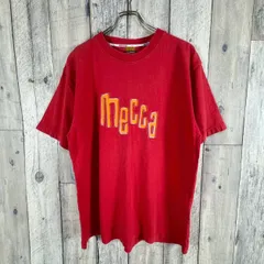 OLD MECCA Mecca 00s メッカ レッド 両面 ワッペン 半袖 Tシャツ TEE メンズ M サイズのサムネイル