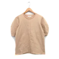 カーサフライン CASA FLINE カットソー Tシャツ 半袖 コットン シンプル F ベージュ /KT35のサムネイル