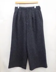 ★7863☆LIDNM リドム SILK NEP WOOL PANTS ウール パンツ lm25ss11664　Mのサムネイル