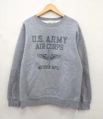 ★7921☆AVIREX アヴィレックス U.S. ARMY AIR CORPS プリントプルオーバースウェット 6113478　美品　Lのサムネイル