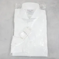 【未使用品】FAIRFAX フェアファクス シャツ ワイシャツ ドレスシャツ 長袖 コットン ホワイト 日本製 メンズ 38 15インチ b01564のサムネイル
