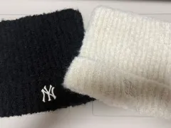 MLB 宮猫 キャットビーニー ブラック/白のサムネイル