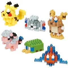 カワダ(Kawada) ナノブロック ミニナノ ポケットモンスター でんきタイプ NBMC_08S 1BOX = 6個入り、全6種類 [ポケットモンスター タイプ:でんき]