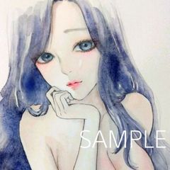 肉筆 原画 絵画 手描きイラスト ヌード 裸婦画 美人画 - メルカリ