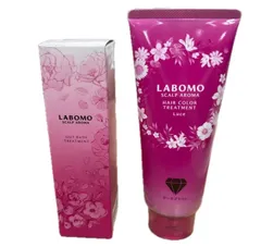 ラボモ スカルプアロマ ヘアカラー トリートメント ルーチェ ダークブラウン   ラボモ洗い流さない ヘアトリートメントのサムネイル