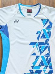 YONEX ヨネックス モザイクブロック ゲームシャツ ユニフォーム L 黒
