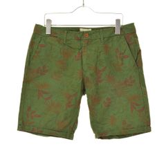 Sea green シーグリーン リーフ アロハ 総柄 ショート パンツ - メルカリ