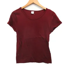 ジチピ gicipi 半袖 Tシャツ カットソー ボートネック 無地 コットン 綿 1 レッドブラウン 赤茶 /FT28のサムネイル