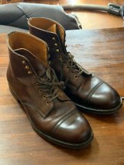 10D】RRL(ダブルアールエル) カービングウエスタンブーツ※箱付き