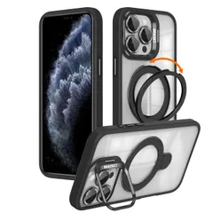 【米軍規格・seninhi対応】iPhone 11 Pro ケース seninhi 縦横両対応 半透明 黄ばみ防止 ワイヤレス充電 iPhone 11 Pro レンズ保護 ワイヤレス充電対応 耐衝撃 携帯カバー マグネット搭載 車載ホルダー マグセーフ対応 おのサムネイル