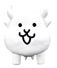 신품 냥코 대전쟁 BIG 봉제인형(우시네코) H27㎝사이즈