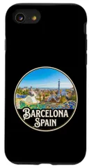 フォトリアリスティック バルセロナ スペイン 旅行 お土産 観光ギフト スマホケース iPhone SE (2020) / 7 / 8 用のサムネイル