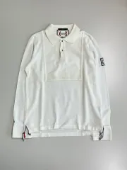 正規品 MONCLER モンクレール GAMMA(ガンマ)BLU(ブルー) 白 麻(マ) 長袖 ピケ シャツのサムネイル