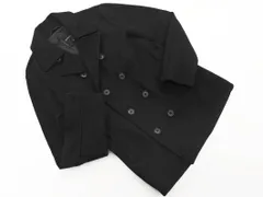 SHIPS JET BLUE シップスジェットブルー ウール混 ピー コート sizeM/黒 ◇■ メンズ