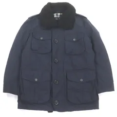 美品□BURBERRY LONDON バーバリーロンドン 襟ムートン ダウンライナー付き 3WAY フィールドジャケット ネイビー L 正規品 メンズのサムネイル