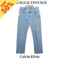 古着 90s カルバンクライン ジーンズ デニム パンツ USA製 インディゴ W38 当時物 ヴィンテージ ビンテージ 90年代 アメリカ製のサムネイル
