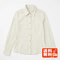 J&R ジェイアンドアール ストライプ柄 長袖シャツ 日本製 Mサイズ NATURAL BEAUTY BASIC風のサムネイル