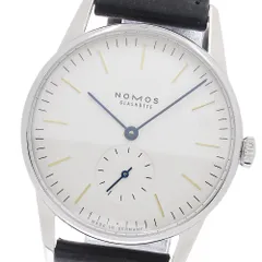 ノモス NOMOS OR1A3GW2 オリオン35 ブルーハンド スモールセコンド 手巻き メンズ 美品 内箱・保証書付き_963473のサムネイル