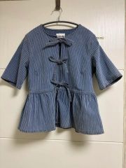 サンプル品 jenny fax organdy fling dress navy - メルカリ