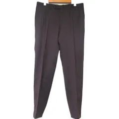 美品 Brioni ブリオーニ バージンウール ソリッド スラックスパンツ サイズ52C 180/92A ブラウン メンズ 古着 中古 USEDのサムネイル