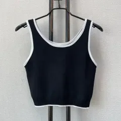 ブラック ノースリーブ ニットのサムネイル