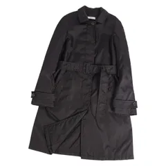 美品 プラダ PRADA コート ステンカラーコート バルマカーンコート ナイロのサムネイル