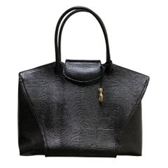 極美品】TOFF&LOADSTON ビアン リザードトートバッグ ブラック - メルカリ