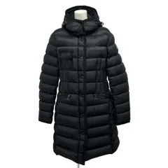 MONCLER(モンクレール) ダウンコート サイズ4 XL レディース HERMINE(エルミンヌ) 黒 長袖/冬 ダウンのサムネイル