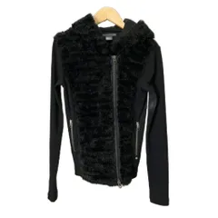 アルマーニエクスチェンジ A/X ARMANI EXCHANGE 切替ジップパーカー フーディ ニット S ブラック ■GY99のサムネイル